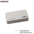 Invólucro do invólucro do roteador wi-fi IP54 Invólucro de plástico abs para o invólucro do interruptor da rede eletrônica PNC481 com tamanho 160 * 95 * 30mm